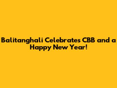 Balitanghali Celebrates CBB and a Happy New Year!