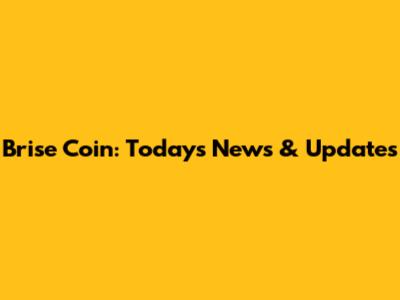 Brise Coin: Today's News & Updates