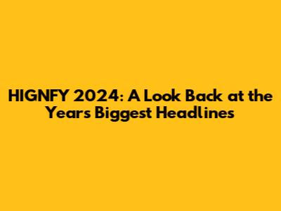 HIGNFY 2024: A Look Back at the Year's Biggest Headlines