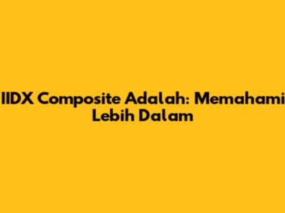 IIDX Composite Adalah: Memahami Lebih Dalam