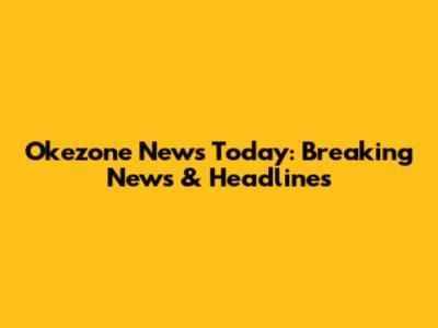 Okezone News Today: Breaking News & Headlines