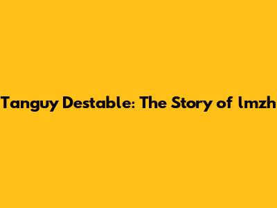 Tanguy Destable: The Story of lmzh