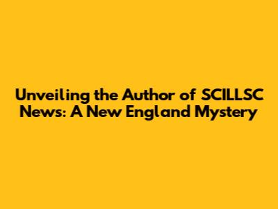 Unveiling the Author of SCI'LLSC News: A New England Mystery